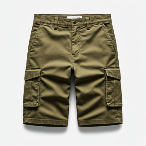 Heavy Twill Cargo Shorts